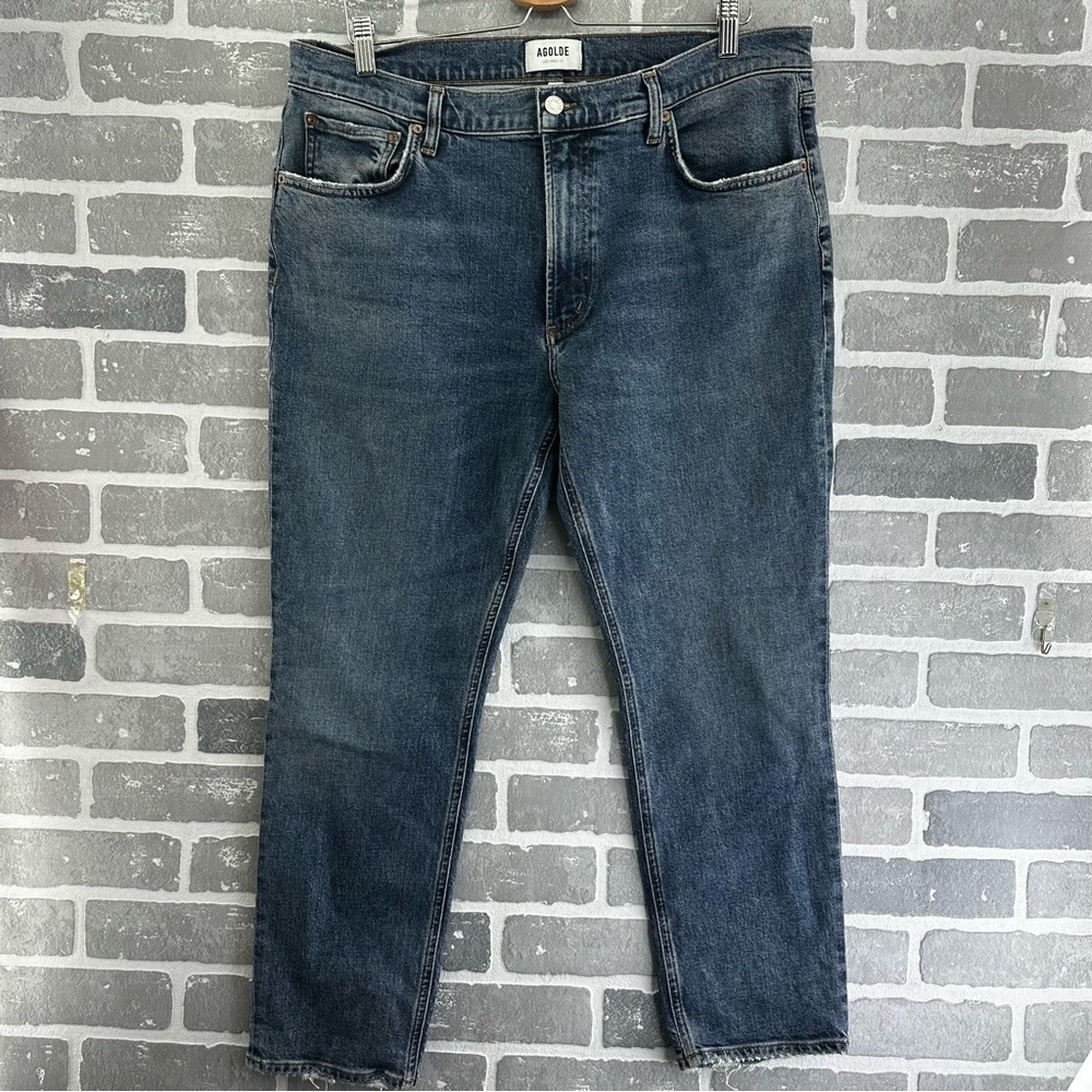 AGOLDE Willow Mid Rise Slim Crop Jean in size 32